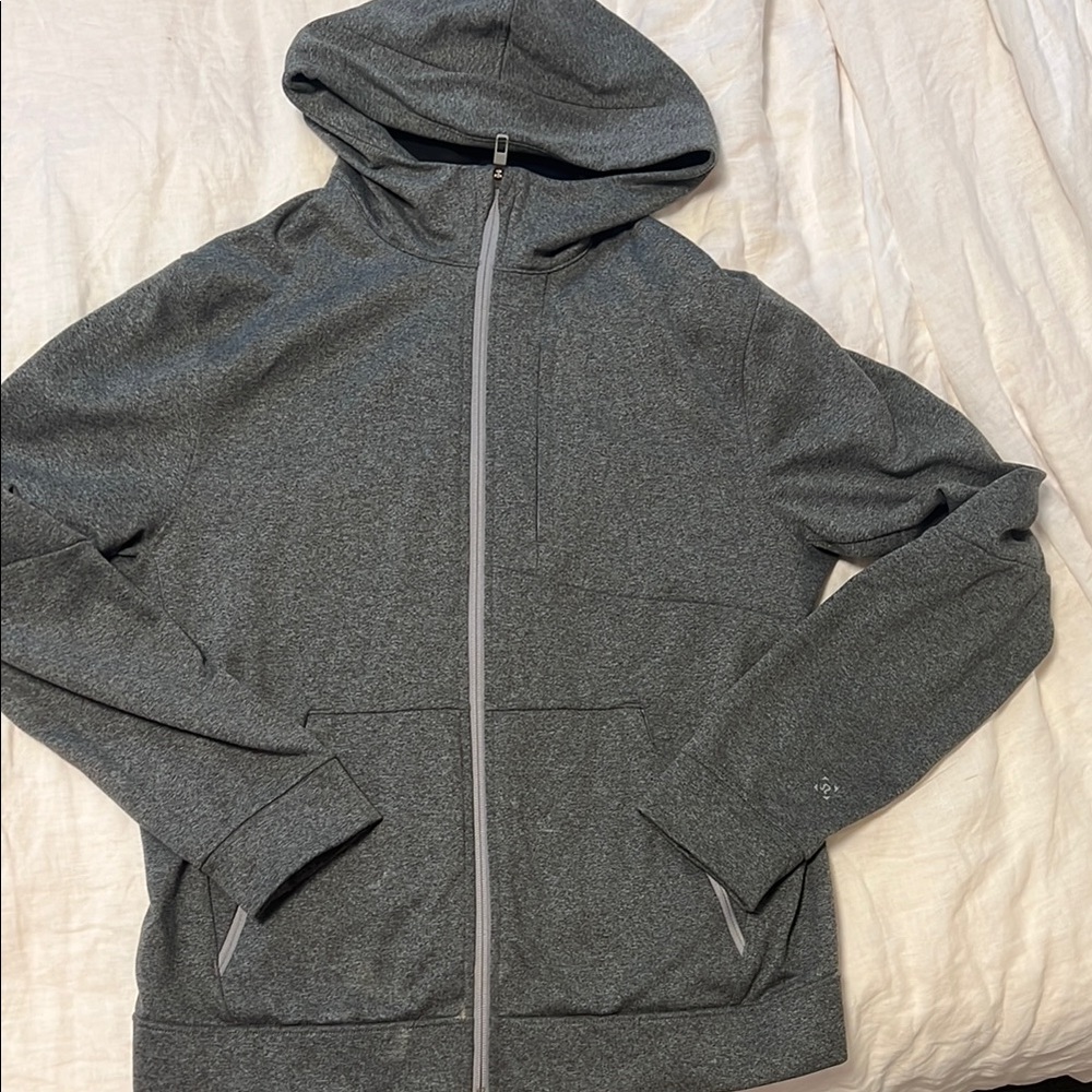 Gray Lululemon Zip-Up Hoodie